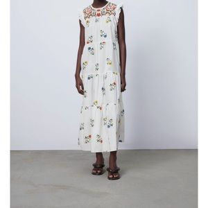 Embroidered Zara Mini Dress